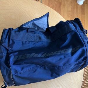 Adidas Yeezy Navy blue duffel bag